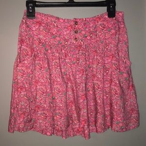 floral skirt